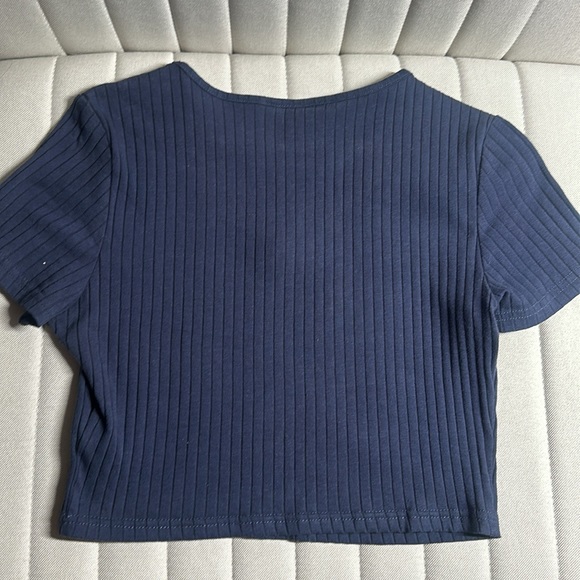 Shein Flower Cropped Top - Picture 2 of 2